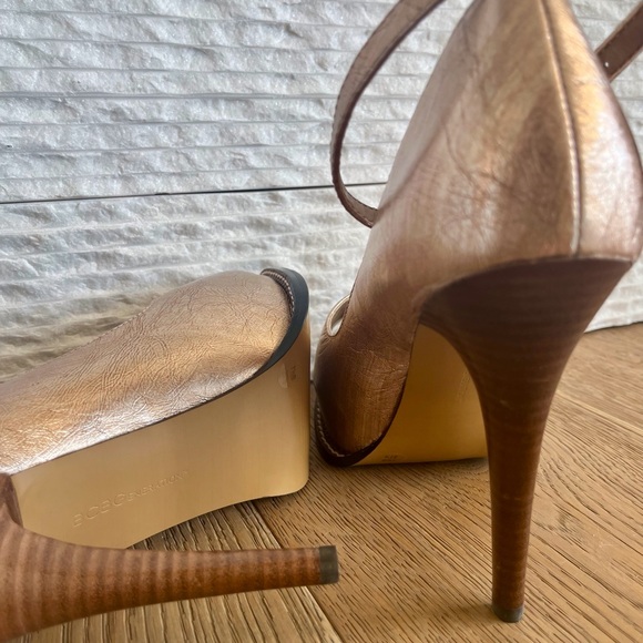 BCBGeneration Bistrol Metallic Platform Strappy Pump - Picture 7 of 8